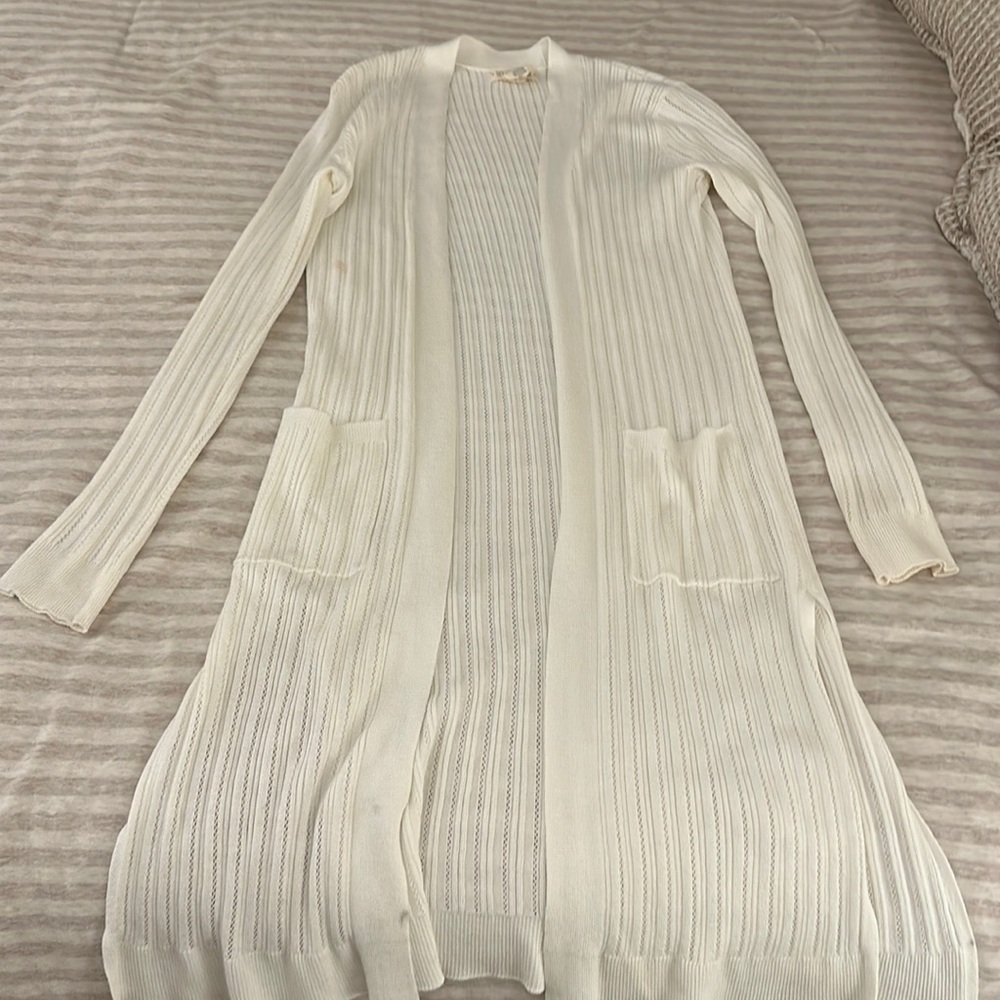 White Cardigan